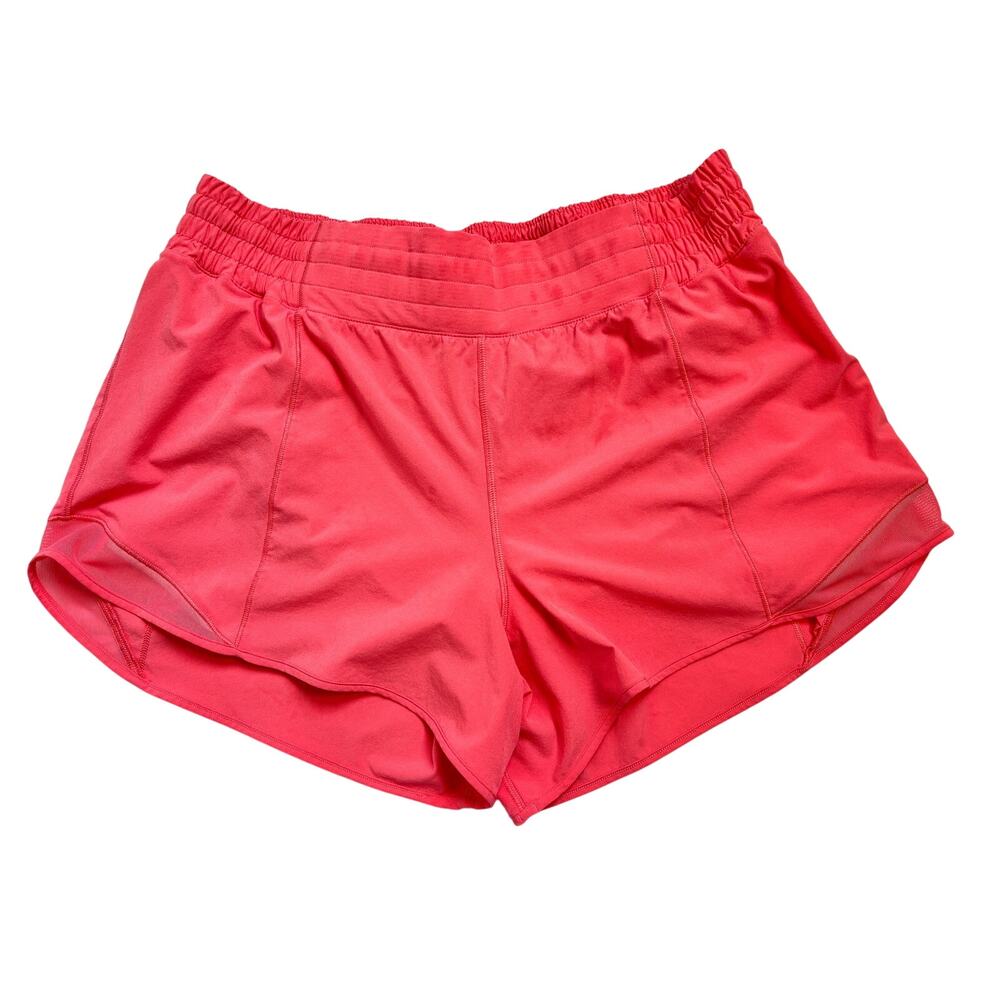 Lululemon Speed Up Shorts Pink Size 14 Lined Athletic Running
